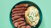 Smoky Pan-Roasted Steak with Classic Baked Potato Smoky Pan-Roasted Steak with Classic Baked Potato