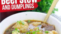 Beef Stew and Dumplings Beef Stew and Dumplings