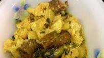 Three coloured aloo gobi gosht Three coloured aloo gobi gosht