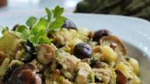 Chicken & Mushroom Stew with Celery Root & Marjoram (AIP) Chicken & Mushroom Stew with Celery Root & Marjoram (AIP)