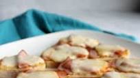 Ham and Cheese Crostini Ham and Cheese Crostini