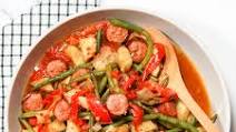 Instant Pot Green Beans, Potatoes and Sausage Instant Pot Green Beans, Potatoes and Sausage