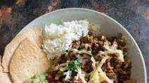 Beef Burrito Bowls with Corn & Black Bean Salsa Beef Burrito Bowls with Corn & Black Bean Salsa