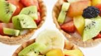 Waffle Bowl with Fruit & Yogurt Waffle Bowl with Fruit & Yogurt