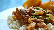 Lamb Curry with Sweet Coconut Rice Lamb Curry with Sweet Coconut Rice