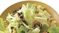 Escarole Salad with Olives and Garlic Croutons Escarole Salad with Olives and Garlic Croutons