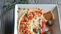 Red Pepper and Toasted Pine Nut Hummus Red Pepper and Toasted Pine Nut Hummus