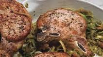 Pork Chops with Leeks in Mustard Sauce Pork Chops with Leeks in Mustard Sauce