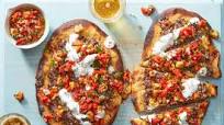 Turkish Beef Lahmajoun Flatbread with Red Pepper & Walnut Muhammara Turkish Beef Lahmajoun Flatbread with Red Pepper & Walnut Muhammara