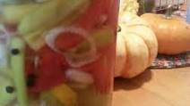 Sweet and Sour Pickled Bell Peppers by the Jar Sweet and Sour Pickled Bell Peppers by the Jar