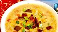 Creamy Potato Corn Chowder With Bacon Creamy Potato Corn Chowder With Bacon