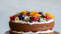 Vegan Vanilla Cake with Coconut Cream and Berries Vegan Vanilla Cake with Coconut Cream and Berries