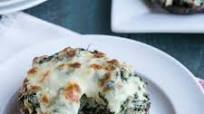 Spinach Artichoke Stuffed Portobello Mushrooms Spinach Artichoke Stuffed Portobello Mushrooms