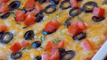 Sandie's Seven-Layer Bean Dip Sandie's Seven-Layer Bean Dip