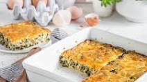 Kale casserole with mushrooms and cheddar Kale casserole with mushrooms and cheddar