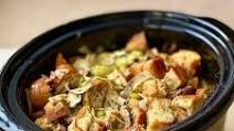 Slow Cooker Leek, Herb & Mushroom Bread Pudding Slow Cooker Leek, Herb & Mushroom Bread Pudding