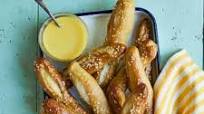 Soft Pretzel Sticks with Honey Mustard Dip Soft Pretzel Sticks with Honey Mustard Dip