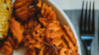 Sweet Potato Waffle Fries Sweet Potato Waffle Fries