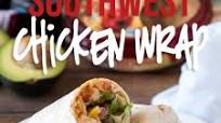 Southwest Chicken Hummus Wrap Southwest Chicken Hummus Wrap
