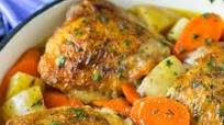 Braised Chicken with Carrots and Potatoes Braised Chicken with Carrots and Potatoes