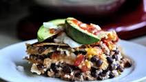 Easy Vegetarian Tortilla Pie Easy Vegetarian Tortilla Pie