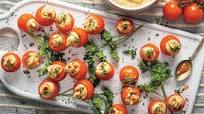 Hummus-Stuffed Cherry Tomatoes Hummus-Stuffed Cherry Tomatoes