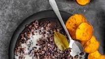 Bubur ketan hitam - Indonesian black rice porridge from Indorock Bubur ketan hitam - Indonesian black rice porridge from Indorock