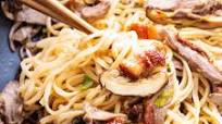 E-Fu Noodles with Roast Duck E-Fu Noodles with Roast Duck