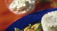 Lamb in Yogurt Sauce with Apple-Celery Raita and Rice Lamb in Yogurt Sauce with Apple-Celery Raita and Rice