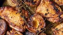Cider-Braised Chicken With Apples, Onions & Thyme Cider-Braised Chicken With Apples, Onions & Thyme
