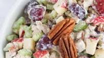 Healthy Chicken Salad with Grapes, Apples and Tarragon-Yogurt Dressing Healthy Chicken Salad with Grapes, Apples and Tarragon-Yogurt Dressing