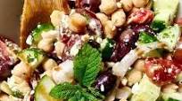 5-Minute Greek Salad with Chickpeas 5-Minute Greek Salad with Chickpeas