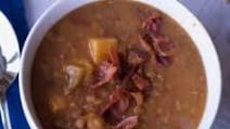 Instant Pot Lentil Soup with Sweet Potatoes & Bacon Instant Pot Lentil Soup with Sweet Potatoes & Bacon