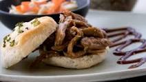 BBQ Pulled Duck and Scallion Biscuits BBQ Pulled Duck and Scallion Biscuits