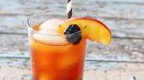 Peach and Blackberry Teagarita Peach and Blackberry Teagarita