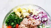 Mediterranean Tuna Salad with No Mayo! Mediterranean Tuna Salad with No Mayo!