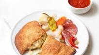 Three-Cheese Calzones Three-Cheese Calzones