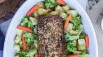 Roasted Pork Loin Filet with Herbs and Vegetables Roasted Pork Loin Filet with Herbs and Vegetables