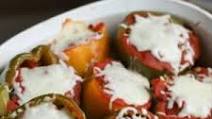 Bison and Brown Rice Stuffed Peppers Bison and Brown Rice Stuffed Peppers