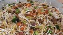 Chop suey de res a la mexicana Chop suey de res a la mexicana