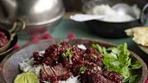 Slow-cooked beetroot & beef curry (Chukandar Gosht) Slow-cooked beetroot & beef curry (Chukandar Gosht)