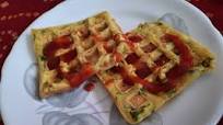 Recipe of Super Quick Homemade Besan savory waffles Recipe of Super Quick Homemade Besan savory waffles