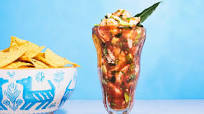 Campechana Extra (Mexican Seafood Cocktail) With Shrimp and Crab Campechana Extra (Mexican Seafood Cocktail) With Shrimp and Crab