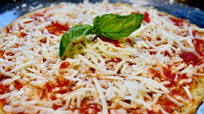 Quick Chicken Crust Parmesan Pizza Quick Chicken Crust Parmesan Pizza