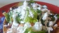 Tostada de tinga de pollo Tostada de tinga de pollo