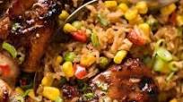 Baked Chinese Chicken and Rice Baked Chinese Chicken and Rice