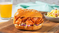 Barbecued Pulled Salmon Sandwiches Barbecued Pulled Salmon Sandwiches