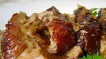 Chinese recipe steamed mui choy with pork belly Chinese recipe steamed mui choy with pork belly