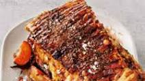 Crispy pork belly with a sticky spiced plum sauce Crispy pork belly with a sticky spiced plum sauce