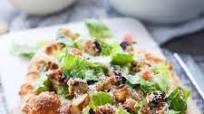 Blackened Chicken Caesar Salad Pizzas Blackened Chicken Caesar Salad Pizzas